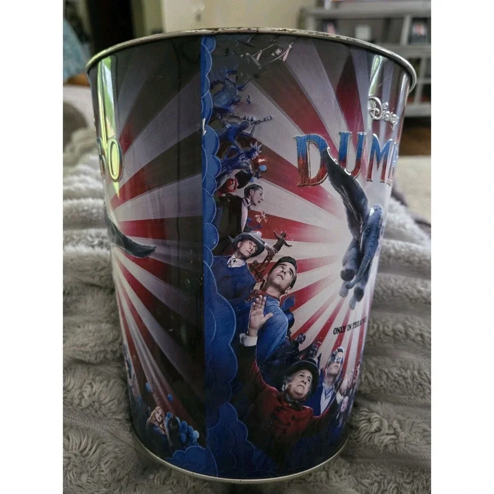 Disney DUMBO Metal Popcorn Bucket Marvel 130 oz. Super Cute!